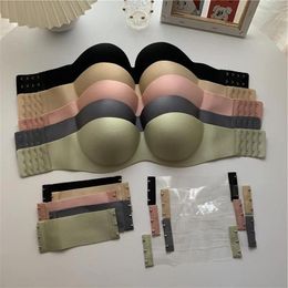 Women's Tanks Invisible Wireless Breast Enhancement Underwear 5-Color Buffet Charming Women