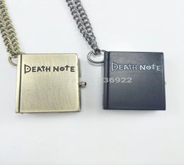 10PC Fashion Movie Charm Death Note pocket watch necklace for men and womenoriginal factory supply2007218