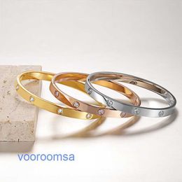 Car tires's popular Luxury Designer bracelet Full Sky Star Couple Bracelet with Titanium Steel Light Buckle Opening Unique Design High end With Original Box