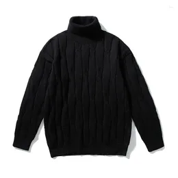 Men's Sweaters Slim Fit High Neck Sweater Versatile Warm Top Autumn And Winter Chompa De Hombre Turtle For Men