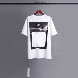Men's T-shirts t Shirt Mens Womens Designers Offs Loose Tees Man Casual Luxurys Clothing Streetwear Shorts Sleeve Polos Tshirts Size Offes White ZHFA WHDQ WHDQ