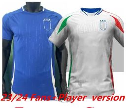 23 24 25 Italia CHIESA Soccer Jerseys 2024 home and away Italy RASPADORI VERRATTI BARELLA Shirt TOTTI LORENZO POLITANO special MIRETTI Football uniform 999