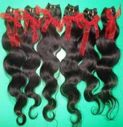 Newest Hairstyles Body Wave Extensions Processed human hair cheapest 20pcslot Brazilian hair wefts99662841013794