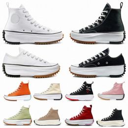 Run Hike Star Motion Canvas Black White Red Pink Blue Green Yellow Casual Shoes Men Women Platform Heel Sneakers