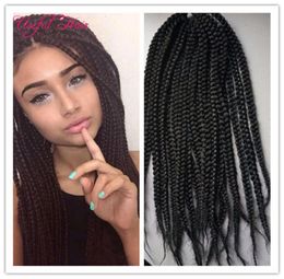 3s box braids grey hair extensions 100g heat resistant synthetic Crotchet box braids crochet hair extension synthetic braiding hai8175532