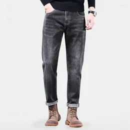 Men's Jeans 2024 Autumn Stretch Slim Washed Fashion Trend All Casual Long Pants Men Clothing
