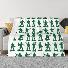 Blankets Army Man Graphics Throw Blanket Luxury Camping Sofas Of Decoration