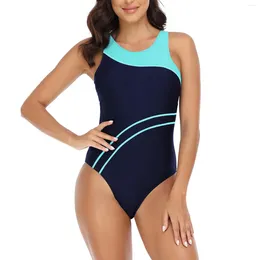 Women's Swimwear Women Rash Guards Sleeveless Cutout Racerback Bodysuit Bathing Suit Swimsuit Beachwear Sports Surfing Diving Jumpsuit