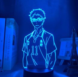 Night Lights Haikyuu Kei Tsukishima Led Light Lamp For Bedroom Decor Nightlight Kids Child Birthday Gift Haikyu 3d2538690