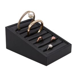 Boxes Rings Earrings Tray Storage Box Jewellery Organiser Case Display Holder Convenient Charming Womenfor Rings Trays Countertop Stores