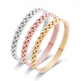 Bangle FYSARA For Women Engagement Waterproof Wrist Vintage Classic Charm Titanium Steel Bracelet Cloud Shaped Layering Garland