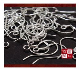 1000pcslot Sterling 925 Silver Earring Findings Fishwire Hooks Jewelry DIY 15mm fish Hook Fit Earrings40185953942685