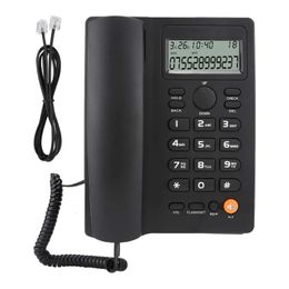 Caller Display Telephone Hands Free Calling Corded Landline Phone Landline Telephone for Home Office el KX-T2025 240102