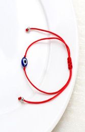 20pcslot Lucky String Blue Evil Eye Lucky Red Cord Adjustable Bracelet DIY new3821974