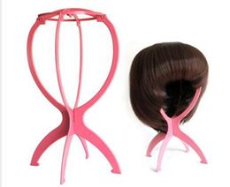 5pcs Cheap Whole Plastic wig stand Hair holder lifts hair accessories Hair care products Wig Stand4653979