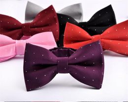 man bow tie silver dot bowknot men039s butterfly suit accessories neckwear for men spot black bowtie 2pcslot2738288