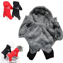 Dog Apparel Winter Pet Clothes Hoodies Overalls For Small Dogs Puppy Down Coat Jacket Waterproof Thicken Parka Jumpsuit Pets Outfits