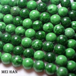 Loose Gemstones Meihan Wholesale (1 Strand) Natural 10mm Russia Maw-sit-sit Jasper Smooth Round Stones Beads For Jewellery Making Diy Design