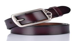 New Vintage Solid Colour Leather Belt For Women Luxury Jeans Belts8546792