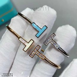 2024Tiffanyism bracelet Luxury Designers Bracelet gold bracelet for women Love Jewelry Stamp engraving letter Bracelet Fashion Elegant Jewelry Gift B FPGV