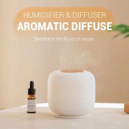 Humidifiers New 300ml Air Humidifier Quiet Essential Oil Aroma Diffuser Home Cool Mist Maker Humidifier With Night LIight