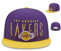 2024 Los Angeles American Basketball Lakers in season Tournament Champions Snapback Hats Teams Luxury Casquette Sports Hat Strapback Snap Back Adjustable Cap a9