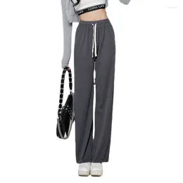 Women's Pants Women Thin Breathable Loose Leggins High Waist Mopping Lady Casual Drawstring Long Trousers Sweatpants Pantalones