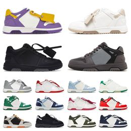 Top Quality Out Of Office Sneaker Designer Shoes For Men Women Dark Blue White Sand Red Black Gradient Lemon Yellow Luxury Sneakers Womens Mens Shoes Trainers Walking