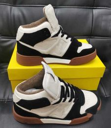 New fashion retro men's casual shoes sneakershigh-top sneakers suede comfortable