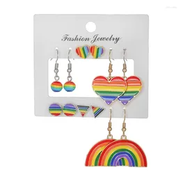 Dangle Earrings MXME Lesbian Pansexual Nonbinary Asexual Gender Gay And LGBTQ Gift