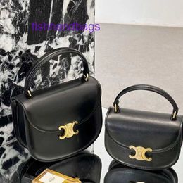 Selinss Genuine leather Handbag High Quality Light luxury POMEGRANATE brand mini saddle bag handbag diagonal round With Real Logo