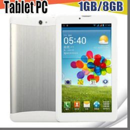 PC 168 DHL 7" 7 inch 3G phablet Phone Call Tablet PC MTK6572 Dual Core Android 5.1 Bluetooth Wifi 1GB 8GB Dual Camera SIM Card GPS B