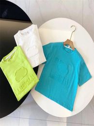 Fashion Kids Shirts Designer Baby Kid Short Sleeve Boys Classic Brand Tops Girls Summer Clothing Childrens Clothes Boys Tshirt 3 C3415218