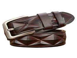 Famous Men Belts Male Waist Strap Real Cowskin Leather Pin Buckle Belt For Jeans5585858