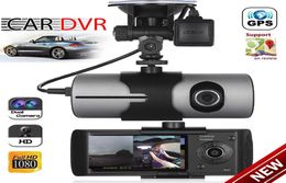 Dual Lens GPS Camera HD Car DVR Dash Cam Video Recorder GSensor Night Vision 8118555