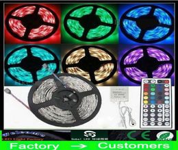 500M 500 Metres RGB LED Strip Light 5mroll 5050 SMD 5M Flexible 16ft 300 LEDs WATERPROOF with 44key IR REMOTE Controller by DHL s1336088