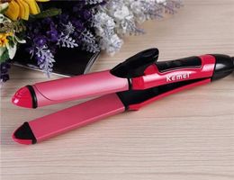 curler Straightener 2 in 1 straightening Iron curling Iron hair styles rollers hair straightener irons7954349