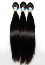 Peruvian Virgin Hair Straight 34Pcs Lot Unprocessed 8A Peruvian Remy Human Hair Extensions Cheap Peruvian Hair Weave Bundles 1536201
