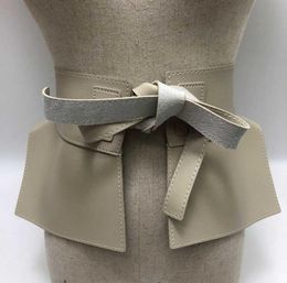 Women Peplum Belt Female Skirt Leather Waist Belts Fashion Ladies PU Black Bow Wide Harness Dresses Designer Waistband G10264696743