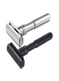 Full Zinc Alloy Safety Razor for Men Adjustable 16 Files Close Shaving Classic Double Edge Razors 1 Holder 5 Blades1072456