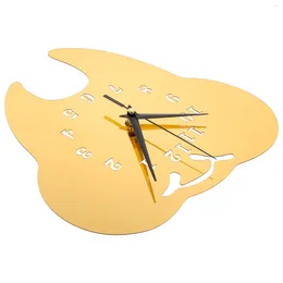 Wall Clocks Tooth-shaped Mirror Clock Modern Dental Clinic Silent Decorative Analog Vintage