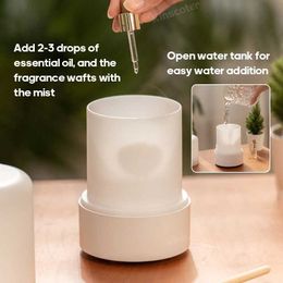 Humidifiers Portable USB Car Aromatherapy Diffuser Mini Desktop Air Humidifier Ultrasonic Water Mist Sprayer with Colourful Nightlight