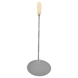 Spoons Shrimp Cake Spoon Non-stick Oil Handle Tool Design Frying Kitchen Wood Home Cookie