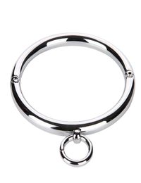 Female sexy necklace Rolled Stainless Steel Slave CollarsSlave Neck Ring Adult productsBDSM toy SM4395225575