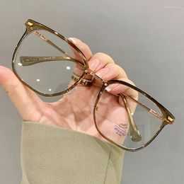 Sunglasses TR Fashion High-end Ultralight Anti Blue Light Glasses Women Men 2024 High Quality Trending Product Square Computer