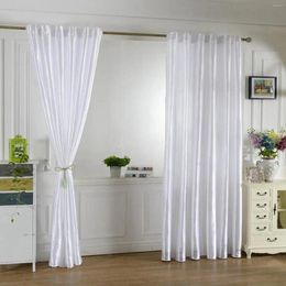 Curtain Rod Curtains For Living Room Sheers Bedroom Window Panels 1 100x250cm