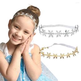 Hair Accessories 1PC Christmas Hollow Snowflakes Baby Headbands Girl Elastic Bands Children Headwear Princess HairBands