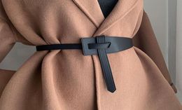 Belts Plus Size Belt Soft Pu Leather For Women Waist Knot Ceinture Femme Long Cummerbunds Ladies Dress Sweater Cinturon Mujer7808493