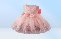 Infant Dresses For Baby Girls Lace Princess Dress Baby 1st Year Birthday Dress Baptism Party Dress Newborn Clothes 6 12 24 Month T3545072