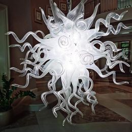 Modern luxury chandelier Hand blown glass art chandelier Pendant light fixture for Bedroom Living room Dining room